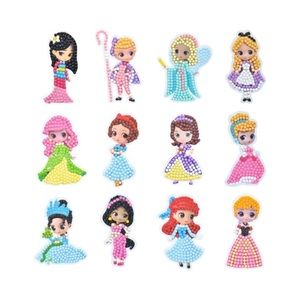 NWT (2) Cutie Pop Diamond Sticker Art Disney Princess